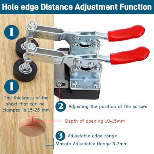 35 mm Concealed Hinge Jig with Quick Clamp | Hand Tools - Image 4