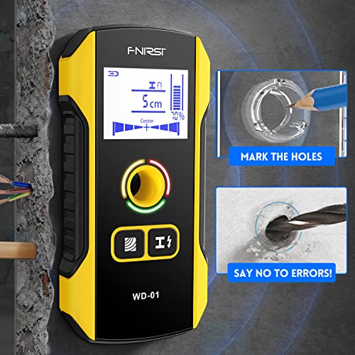 FNIRSI WD-01 6 in 1 Rechargeable Stud Finder Wall Scanner - Image 3