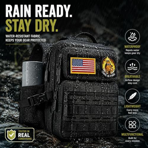 9L Mini Tactical Backpack Small Military Gym Bag for Men | Home Repair - Image 7