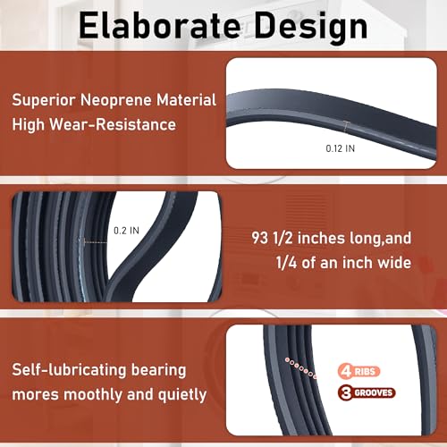 [Upgraded 5-Wheel] 4392067 Dryer Repair Kit & W10837240 | Home Repair - Image 5