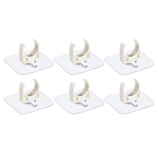 uxcell PVC Water Pipe Clamp Clips, 6pcs Fit for 25mm(1") | Hand Tools - Image 1