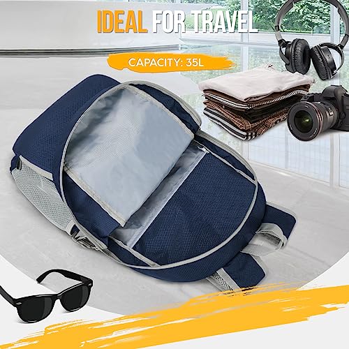 ZOMAKE Lightweight Packable Backpack 35L, Water Resistant - Image 4