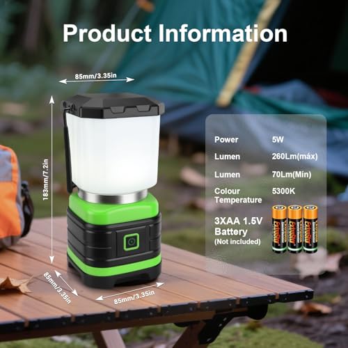 EXTRASTAR Camping Lantern, Lanterns for Power Outages - Image 3