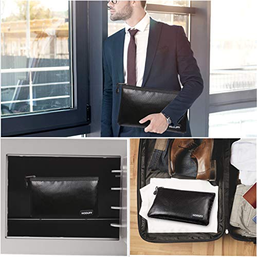 Hodufy Fireproof Money Bag - 10.6"x6.7" & 5"x8" | Home Organization - Image 3