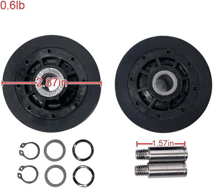 Universal Dryer Drum Roller Kit Replacement Replacement for Speed Queen RB170002, 510708 & Alliance Models - High-Durability Nylon Rollers, Corrosion-Resistant Steel Bearings, 3-Year Warranty