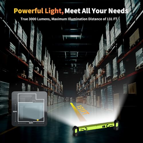 Magnetic Cordless Under Hood Work Light Bar for Mechanics-Green - Image 7