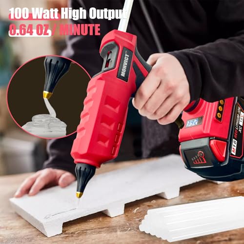 100W Cordless Glue Gun for Milwaukee 18V Battery, Upgraded - Image 6
