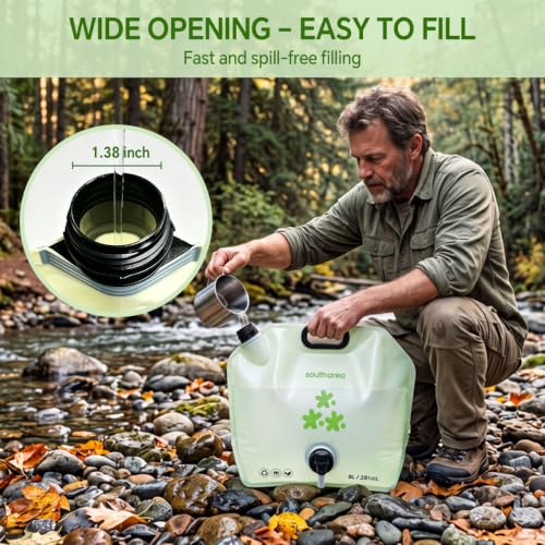 Camping Water Container, 2 Gallon Collapsible Water Jug - Image 8