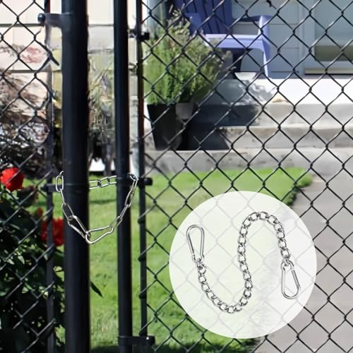 Gate Chain for Outdoor Fence - Rustproof Metal Gate Latch Chain - Image 6