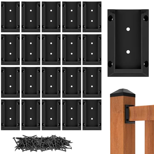 Eapele 20pcs Deck Railing Brackets Connectors for 2x4 - Image 2