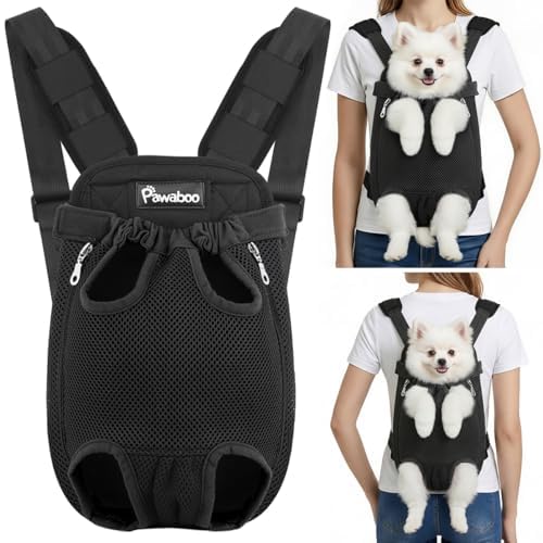 Pawaboo Dog Backpack Carrier,Front Chest Carrier for Small Dogs - Image 1