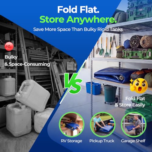 87 Gallon/330L Water Bladder Tank - Portable Collapsible - Image 5