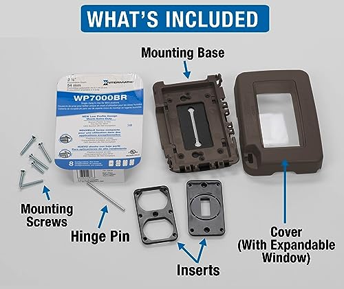 Intermatic WP7000BR Low-Profile Extra-Duty Weatherproof 1-Gang - Image 7