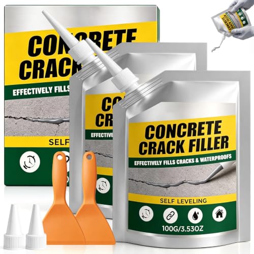 2Pcs Waterproof Concrete Crack Filler & Sealant,2026 New Formula - Image 2