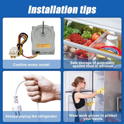 EAU63923603 Refrigerator Evaporator Fan Motor Compatible with LG - Image 7