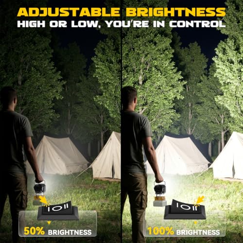 LED Work Light Compatible with DeWalt 20V Battery, 60W - Image 5