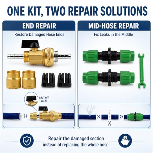 Expandable Hose Repair Kit for End & Mid-Hose Leaks | Home Repair - Image 3