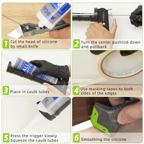 Caulking Tool Kit, Caulking Gun - Image 6