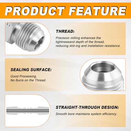 2Pcs 1/2" Hydraulic Hose Field Repair Kit - Image 4