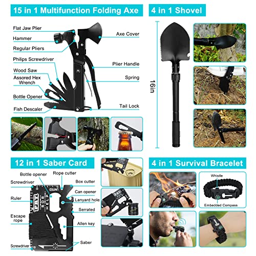 Survival Gear Professional Kit and Large Camping | Travel Essentials - Image 4