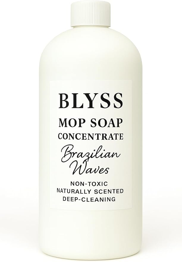 Blyss Mop Soap Brazilian Waves – Plant-Based Floor Cleaner, Streak-Free & Odor-Eliminating
