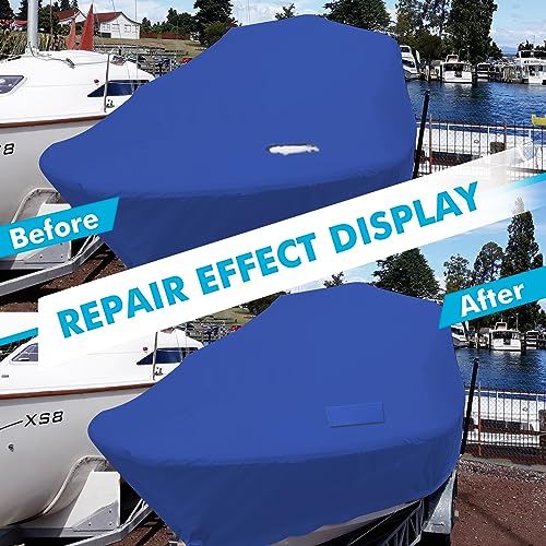 Boat Cover Repair Kit,600D Super Stick Self-Adhesive Boat - Image 7