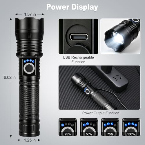 Rechargeable Flashlights High Lumen, 990 - Image 5