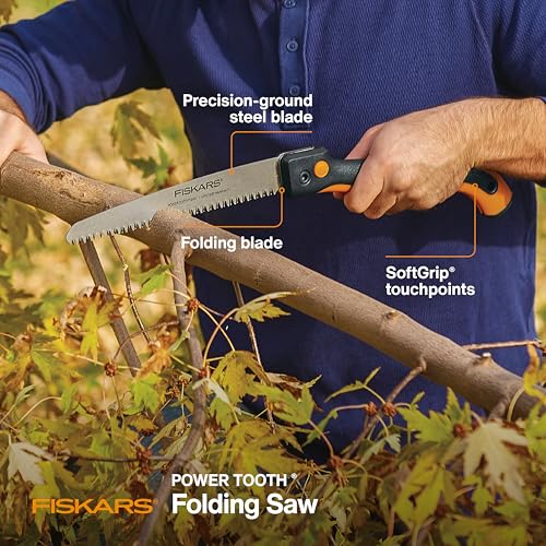 Fiskars 10" Folding Pruning Saw with Dual Position Locking Blade - Image 4