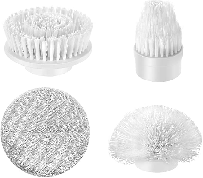 iezfix Portable Electric Spin Scrubber X01 and Cleaning Brush Attachments