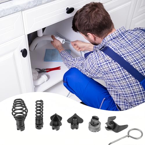 Joyzan Drain Cleaner Cutter Head, Pipeline Cleaning Cutting Set - Image 4