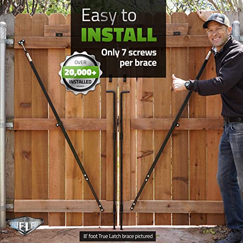 6' Telescopic Gate Brace - Wood Privacy Fence Anti Sag - Image 4