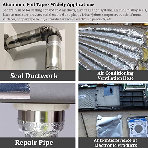 Aluminum Foil Duct Tape Heavy Duty Waterproof, Premium - Image 5