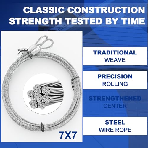 Torsion Spring Conversion Kit for 7 Feet High Garage Doors - Image 4