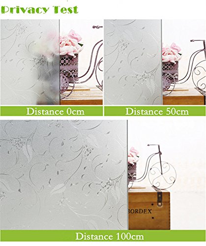 Window Privacy Film Decorative Static Cling Non-Adhesive | Home Repair - Image 7