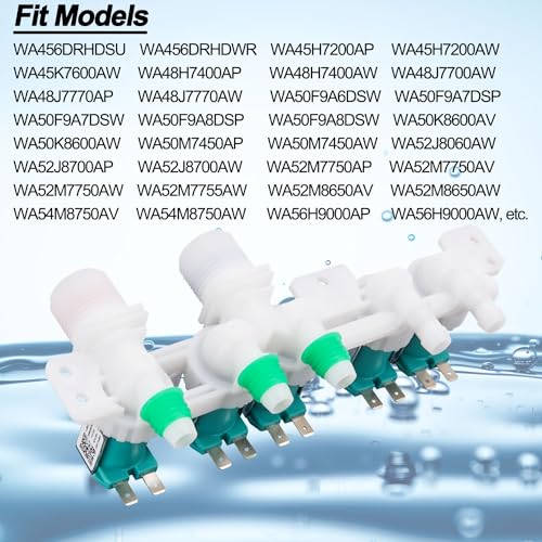 WA52M8650AV/A4 WA52M7750AV/A4 Water Inlet Valve Assembly - Image 7