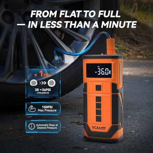 Jump Starter with Air Compressor, VCANENERGY Roadside - Image 4