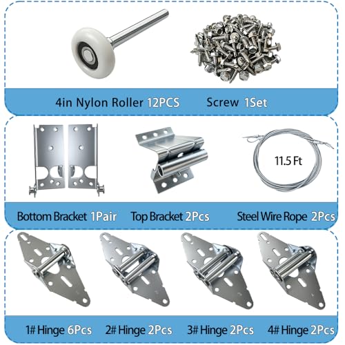 Garage Door Hardware kit, for 8' Height Garage Doors - Image 4