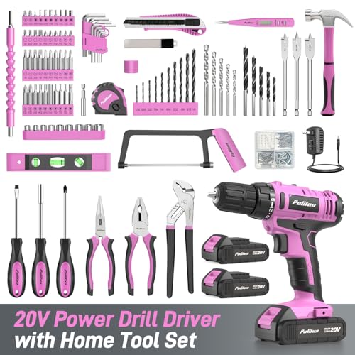 PULITUO Power Drill Tool Kit with 20V Cordless | Hand Tools - Image 3