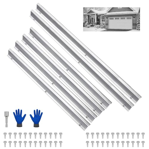 2 Set 9FT Garage Door Strut, Heavy Duty Galvanized Steel - Image 2