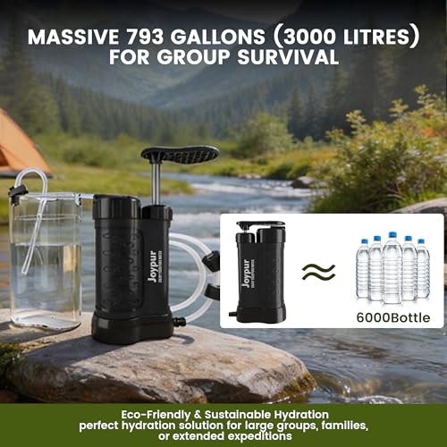 Camping Water Filter Pump Water Filtration System | Travel Essentials - Image 6
