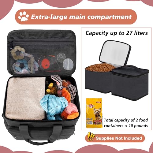 5 Set Dog Travel Bag for Supplies, Dog Lovers - Image 3