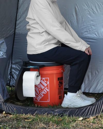 TRIPTIPS Portable Toilet with Soft Cushion, 5 Gallon - Image 3