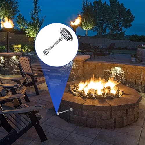 Himaweek 1/2 Inch Straight Gas Key Valve Kit for Fire Pit - Image 4