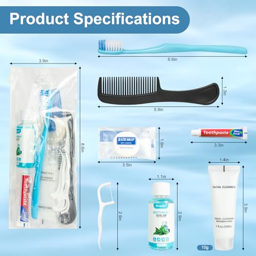 Travel Toothbrush Kit Bulk Individually Packed (5) - Image 3