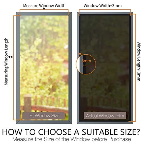 STATINT Window Privacy Film One Way, Mirror Glass Tint - Image 3