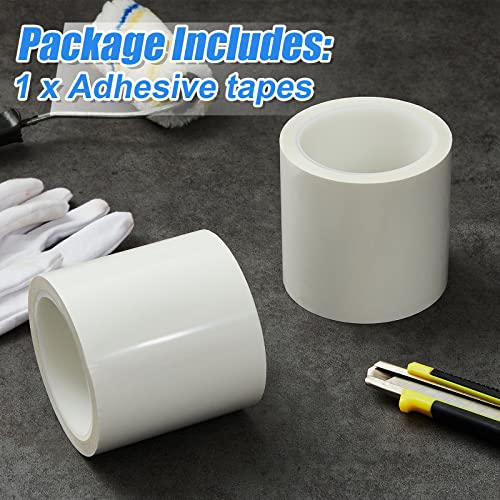 Jutom Vapor Barrier Tape 3. 78 Inch x 180' Roll, White | Home Repair - Image 4