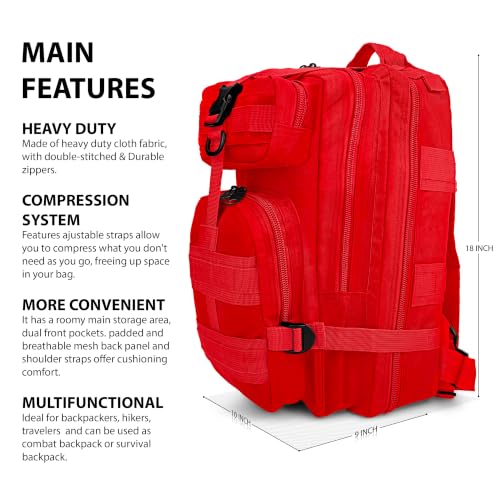 ASA TECHMED Tactical Medical Backpack, 18" MOLLE First Aid - Image 5