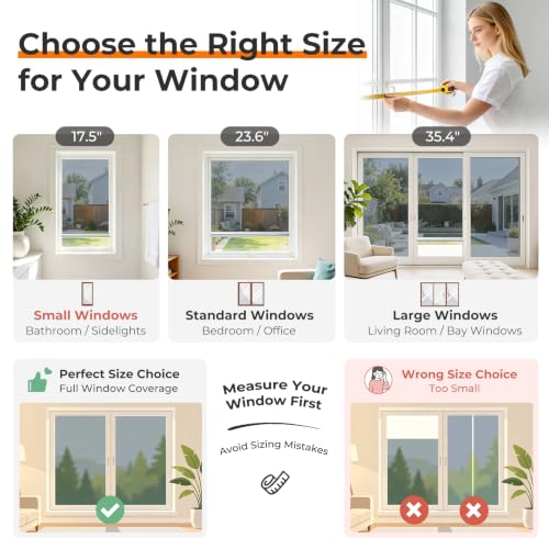 DOWELL Window Tint for Home, One Way Window Privacy Film, Silver - Image 5