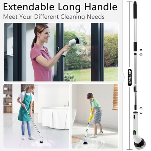 Electric Spin Scrubber, Full-Body IPX7 Waterproof Bathroom - Image 5
