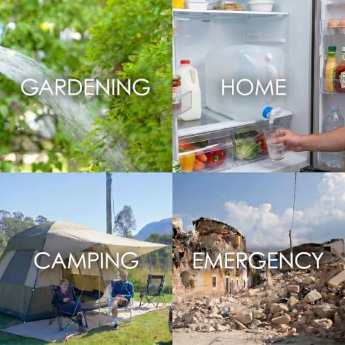 BPA-Free Collapsible Water Container with Spigot, 4-Pack - Image 6